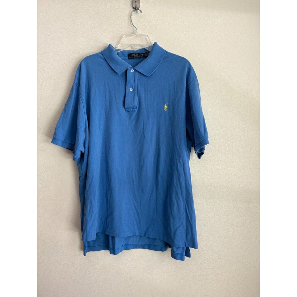 Polo Ralph Lauren blue cotton polo